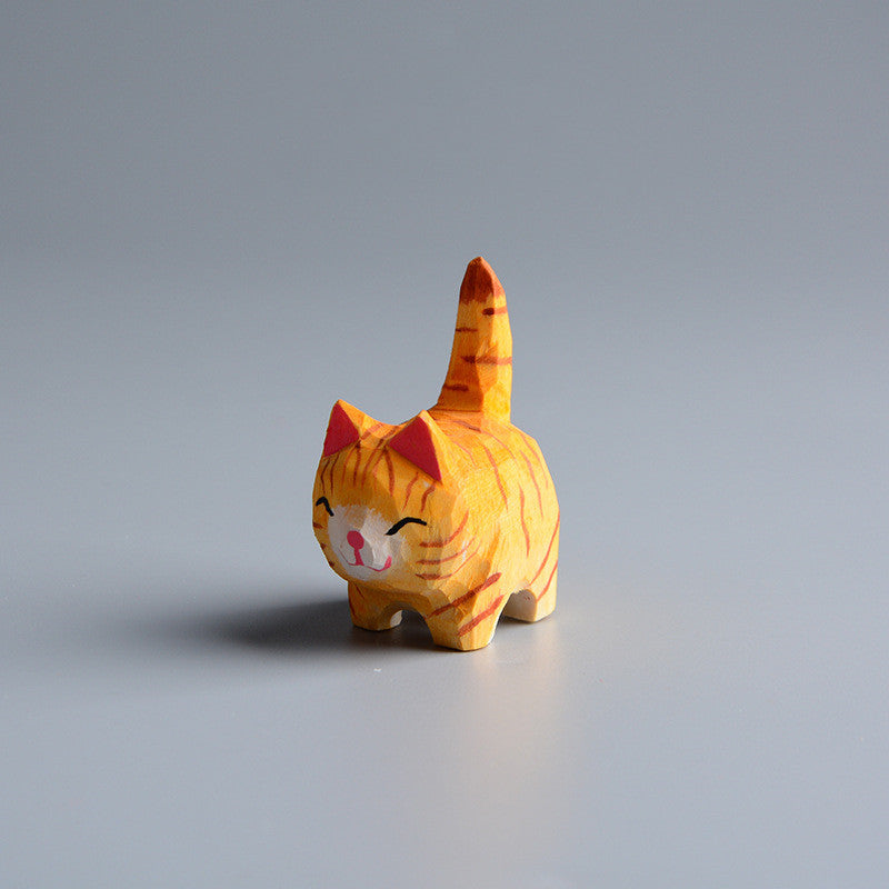 Wooden Cats and Dogs by Uncle Roger