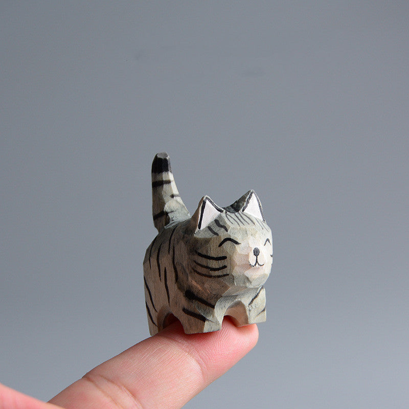 Wooden Cats and Dogs by Uncle Roger